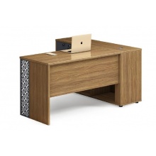 1.6米 板式办公桌 带副柜连体办公桌