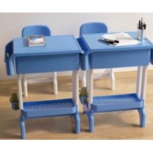 课桌椅 1套（1桌1椅） 不可升降 配水杯架 挂钩多样可选 桌子可拼接固定