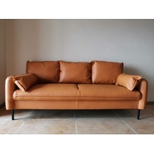 长沙发（边上软包） 科技布沙发 皮艺沙发 沙发北欧现代简约单双二三人位沙发